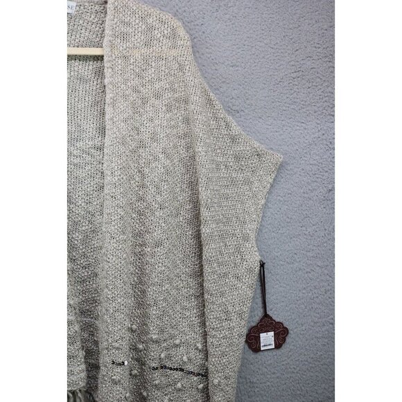 Knox Rose Open Knit Open Front Cardigan-Size Small-New with Tags-Oversized-BOHO - Picture 2 of 12